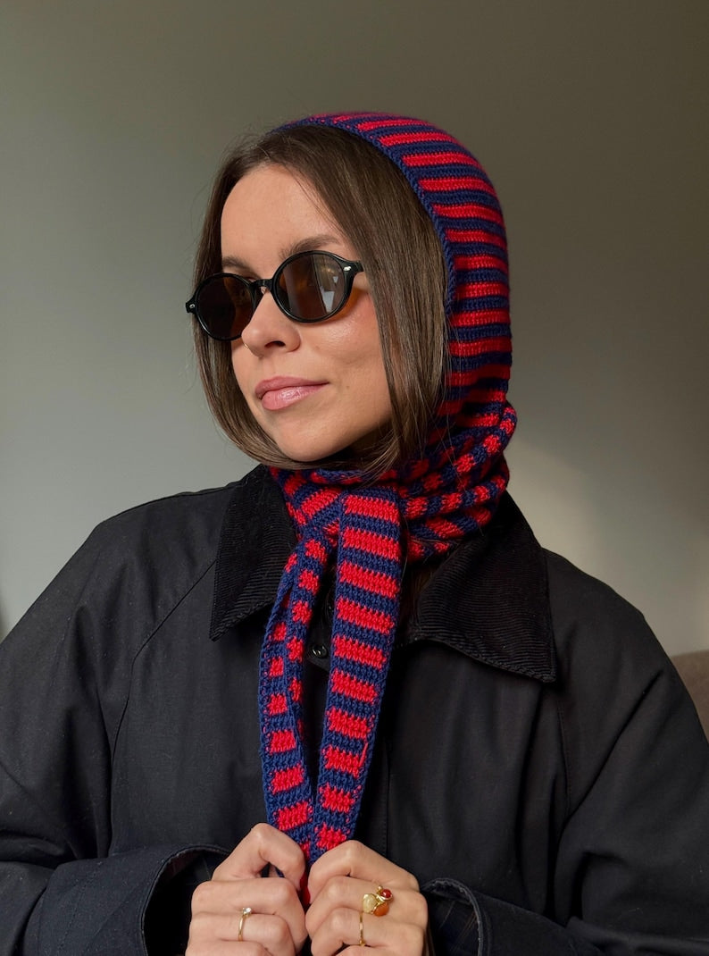 Hooded Scarf — Crochet Pattern