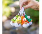 Flower Gnome Keychain — Crochet Pattern