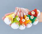 Flower Gnome Keychain — Crochet Pattern