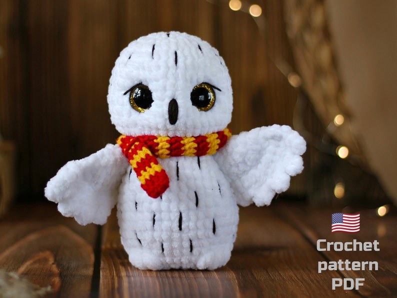 Lumi the Snowy Owl — Crochet Pattern