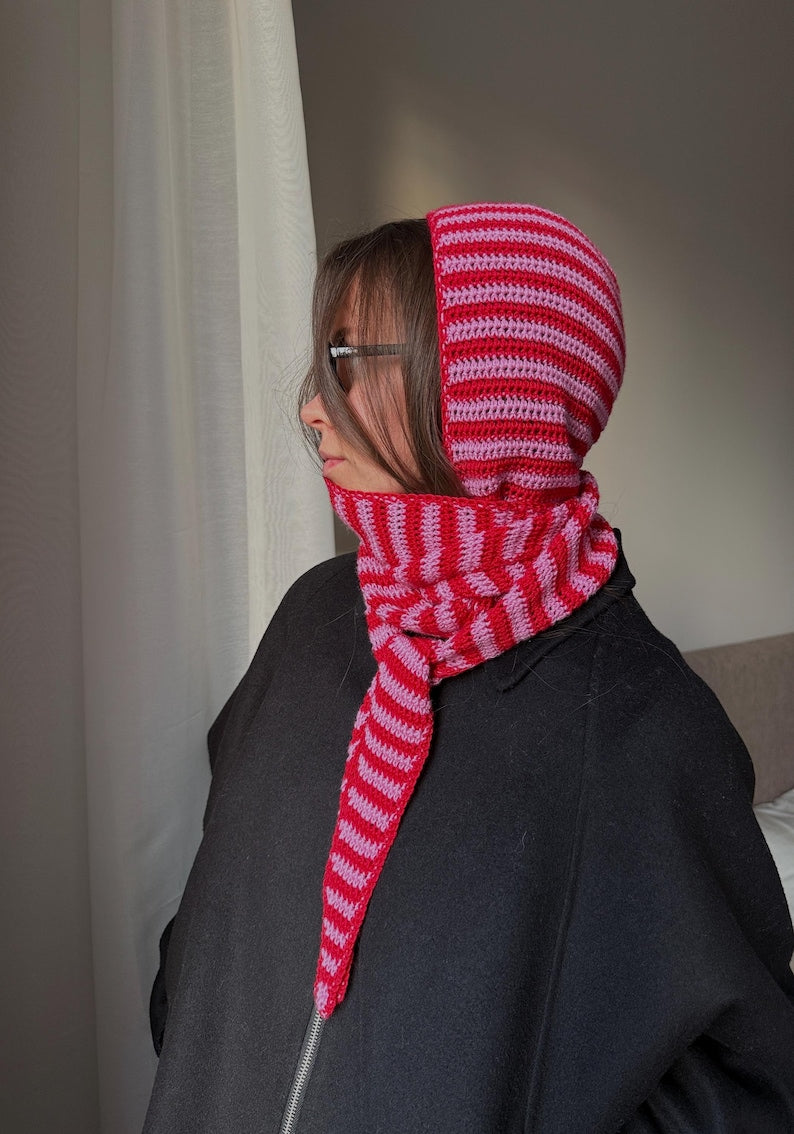 Hooded Scarf — Crochet Pattern
