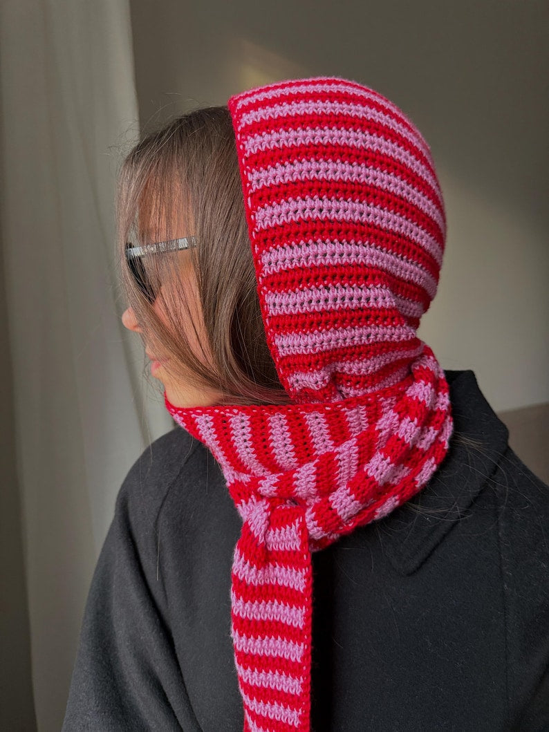 Hooded Scarf — Crochet Pattern
