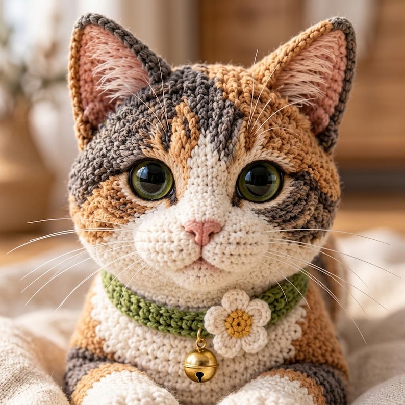 Realistic Tabby Cat — Crochet Pattern