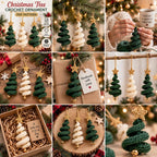 Spiral Christmas Tree Ornament — Crochet Pattern