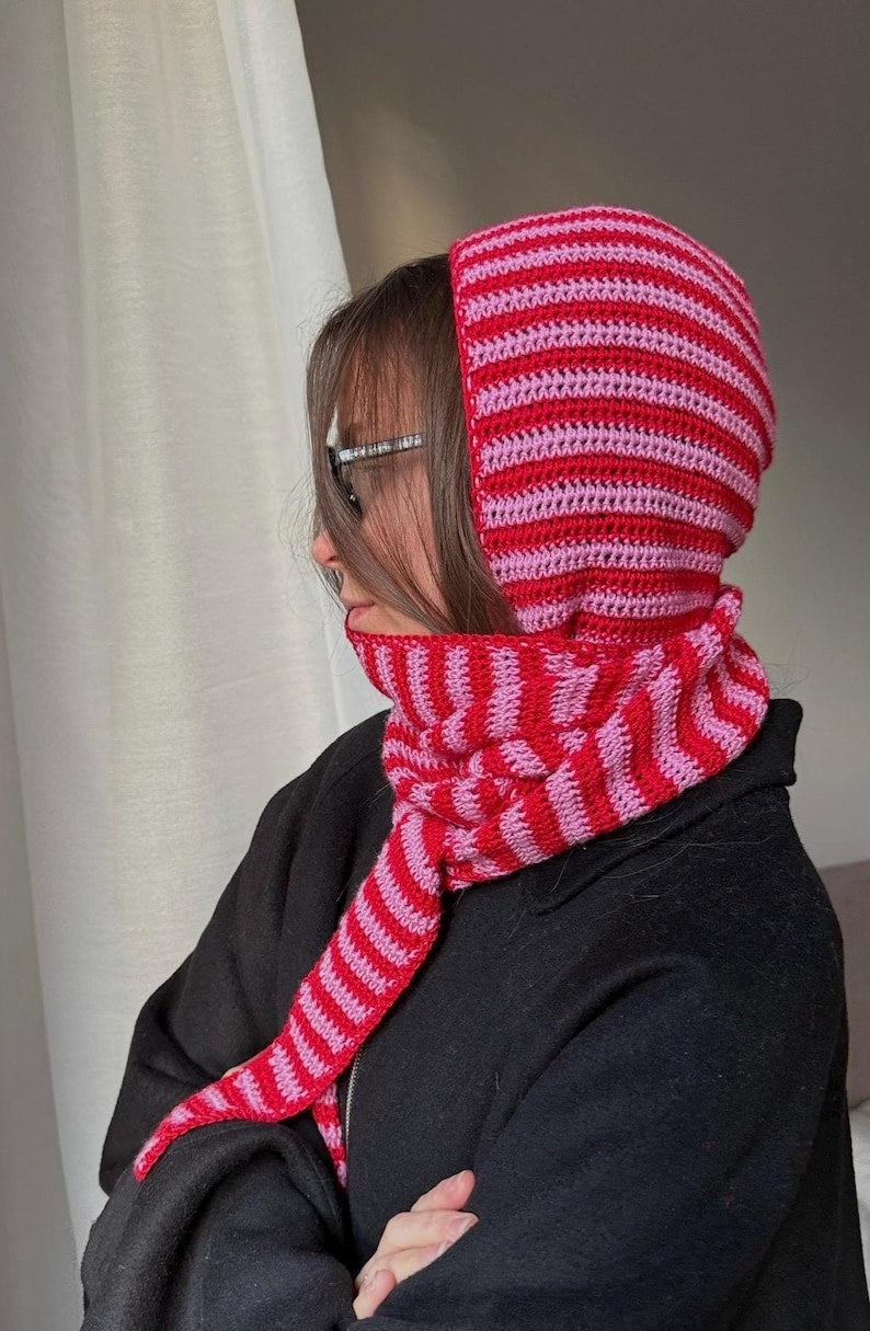 Hooded Scarf — Crochet Pattern