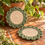 Christmas Coasters — Crochet Pattern